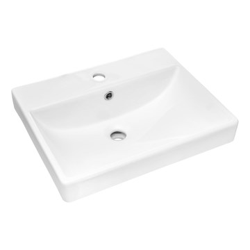 COMAD UN-RITA-GW-60 - Countertop basin RITA 60x40 cm ceramics/shiny white