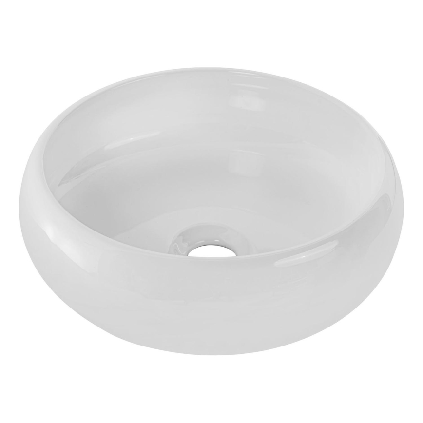 COMAD UN-WIKI-SW - Countertop basin WIKI d. 36 cm ceramics/shiny white