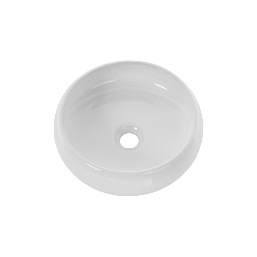 COMAD UN-WIKI-SW - Countertop basin WIKI d. 36 cm ceramics/shiny white