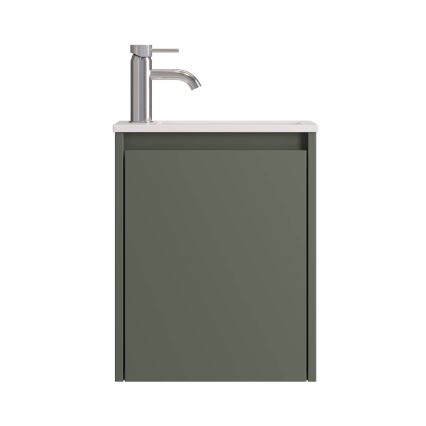 COMO 40 cm bathroom vanity with sink, green