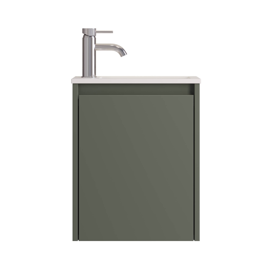 COMO 40 cm bathroom vanity with sink, green