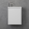 COMO 40 cm Matte White Bathroom Vanity with Basin