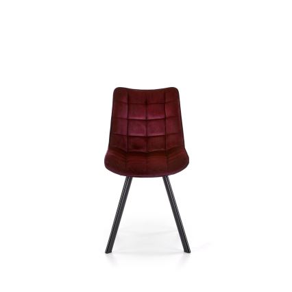 COMORO Dining Chair – Dark Red, 1 pc