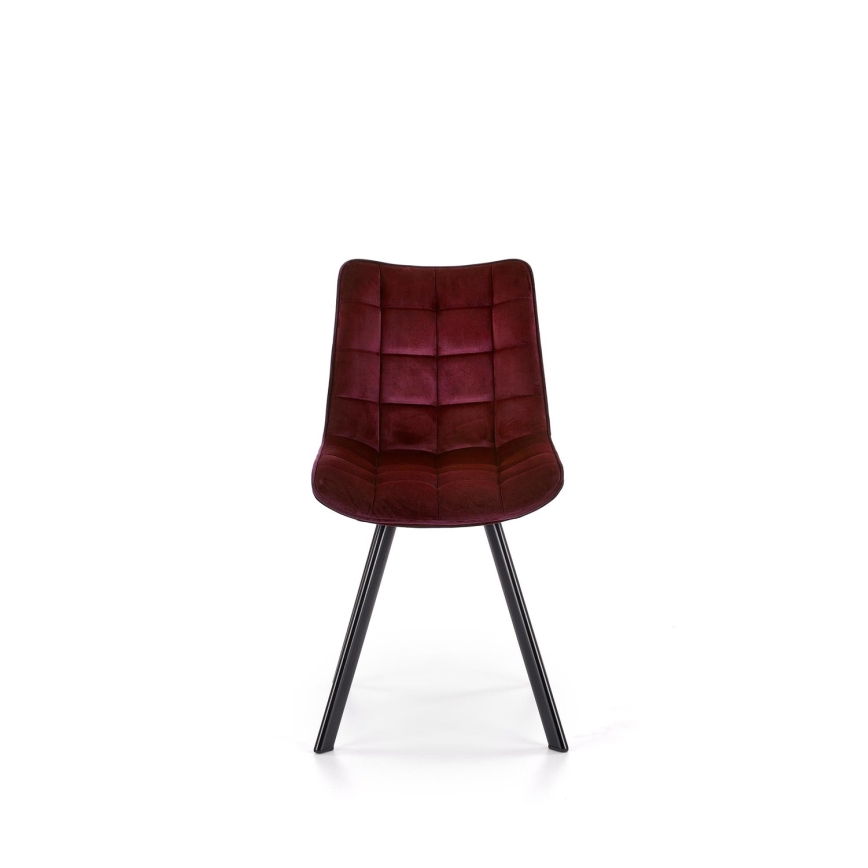 COMORO Dining Chair – Dark Red, 1 pc