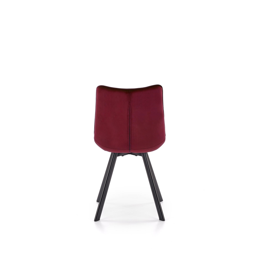 COMORO Dining Chair – Dark Red, 1 pc