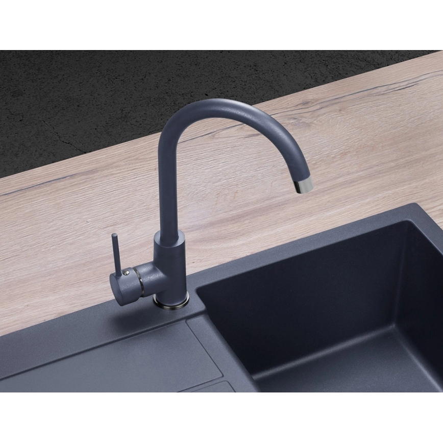 Concept BDG3334DG - 33.5 cm Granite/Dark Grey Kitchen Sink Faucet