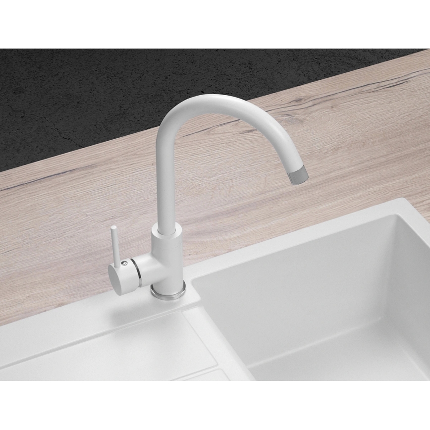 Concept BDG3334WH - 33.5 cm Granite/White Kitchen Faucet