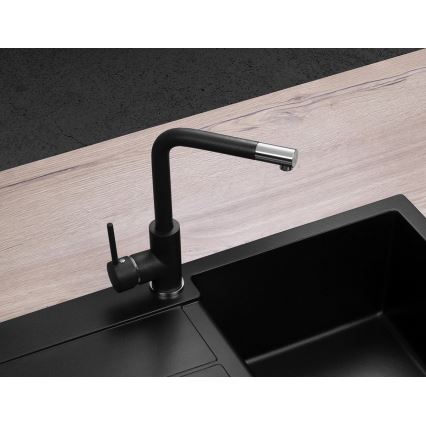 Concept BDG4327BC - 27.3 cm Granite Black Kitchen Faucet