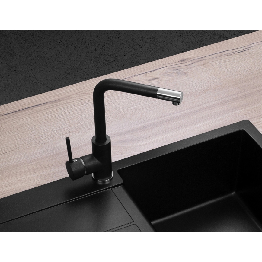 Concept BDG4327BC - 27.3 cm Granite Black Kitchen Faucet