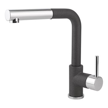 Concept BDG4527BC - Kitchen faucet with pull-out sprayer 26,9 cm granite/black