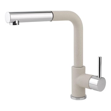 Concept BDG4527BE - Kitchen sink faucet with pull-out spray 26.9 cm, granite/beige