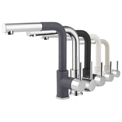 Concept BDG4527DG - Kitchen faucet with pull-out sprayer 26.9 cm granite/dark gray