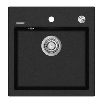 Concept DG00C50BC - CUBIS Kitchen Sink 49x51 cm granite/black