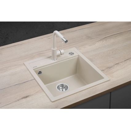 Concept DG00C50BE - CUBIS Kitchen Sink 49 x 51 cm, Granite/Beige