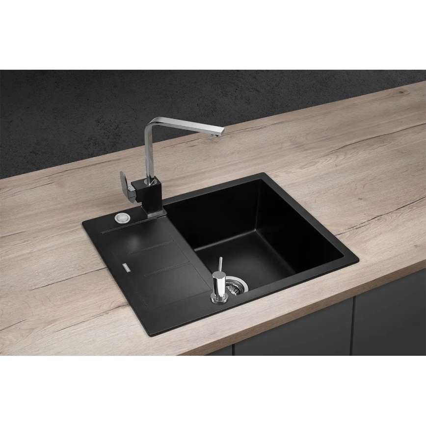 Concept DG05C45BC - CUBIS Kitchen Sink 50 x 62 cm Granite/Black