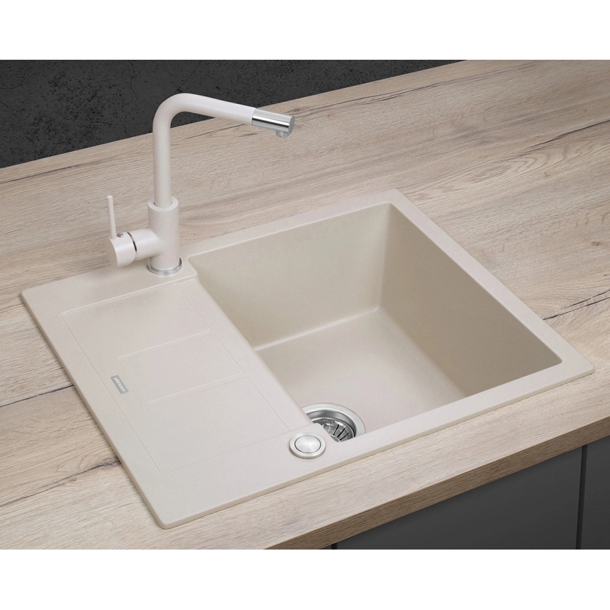 Concept DG05C45BE - CUBIS kitchen sink 50x62 cm granite/beige