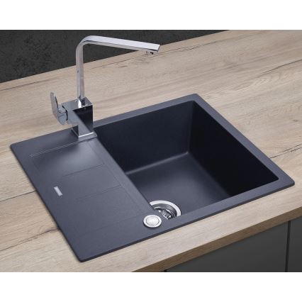 Concept DG05C45DG - CUBIS Kitchen Sink 50x62 cm, granite/dark gray