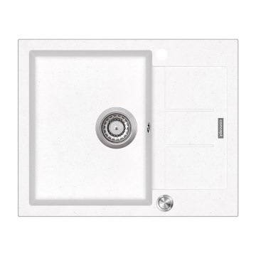 Concept DG05C45WH - CUBIS Kitchen Sink 50x62 cm, Granite/White