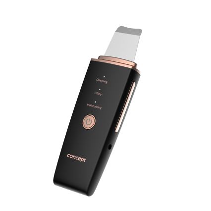 Concept PO2060 - Cosmetic ultrasonic spatula PERFECT SKIN 3,5W/5V USB 500 mAh IPX6 black