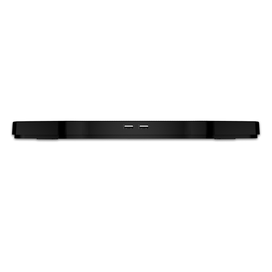 CONNECT IT CCP-2200-BK - Cooling pad for laptop 4x fan 2xUSB black//blue