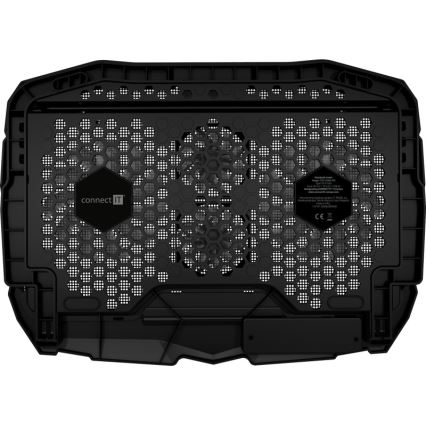 CONNECT IT CCP-2200-RD - Cooling pad for laptop 4x fan 2xUSB black/red