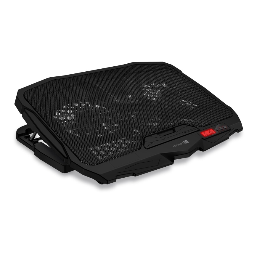 CONNECT IT CCP-2200-RD - Cooling pad for laptop 4x fan 2xUSB black/red