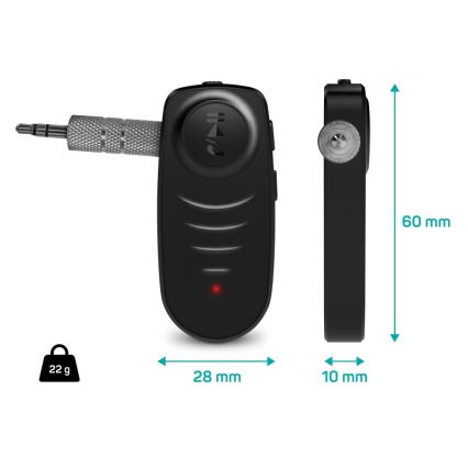 CONNECT IT CFF-4050-BK - Bluetooth audio receiver AUX 110 mAh