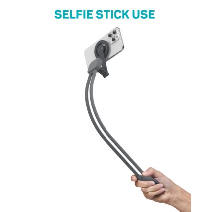 CONNECT IT CFF-6020-GY - Flexible Magnetic MagSafe Neck Phone Holder