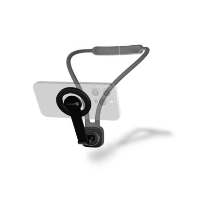 CONNECT IT CFF-6020-GY - Flexible Magnetic MagSafe Neck Phone Holder