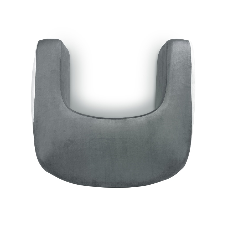 CONNECT IT CFH-1020-GY - ErgoWork Ergonomic Pillow for Reading and Working, Gray/White