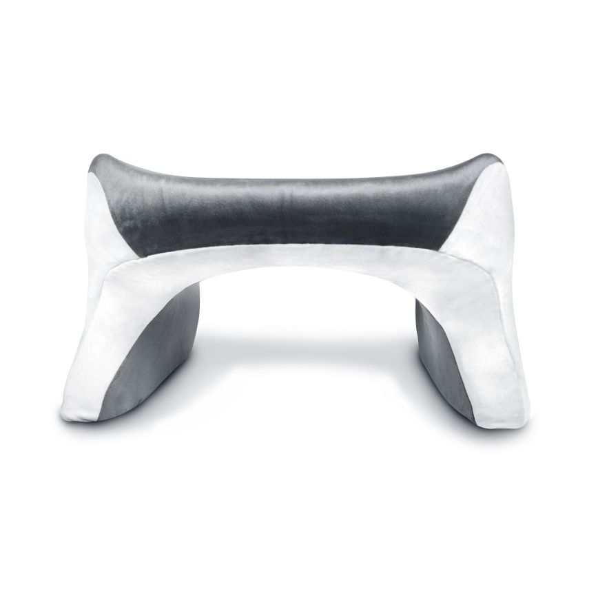 CONNECT IT CFH-1020-GY - ErgoWork Ergonomic Pillow for Reading and Working, Gray/White