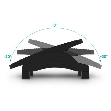 CONNECT IT CFH-4100-BK - Adjustable footrest black