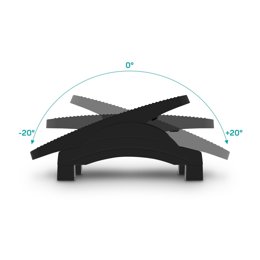 CONNECT IT CFH-4100-BK - Adjustable footrest black