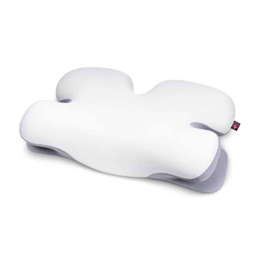 CONNECT IT CFH-6030-WH - Anatomic pillow Virgo white/grey