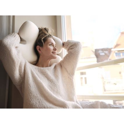 CONNECT IT CFH-6030-WH - Anatomic pillow Virgo white/grey