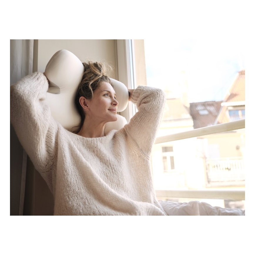 CONNECT IT CFH-6030-WH - Anatomic pillow Virgo white/grey