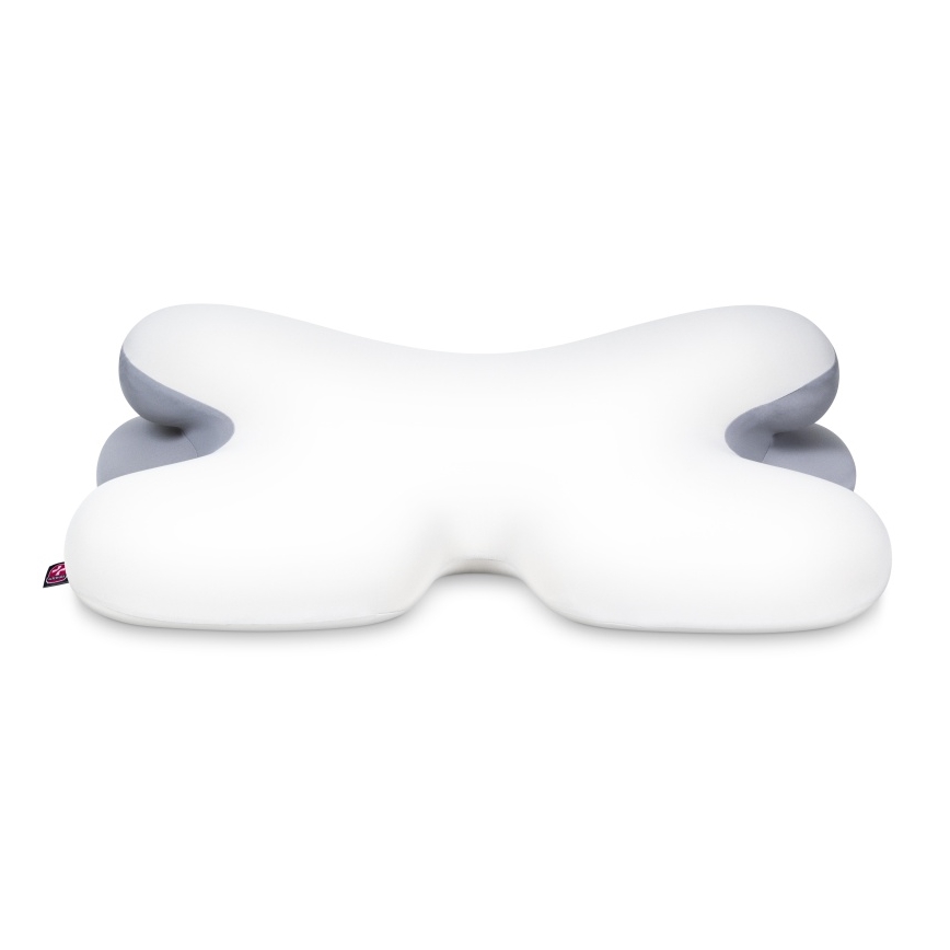 CONNECT IT CFH-6030-WH - Anatomic pillow Virgo white/grey