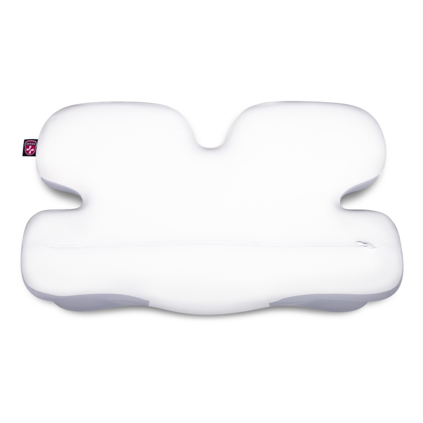 CONNECT IT CFH-6030-WH - Anatomic pillow Virgo white/grey