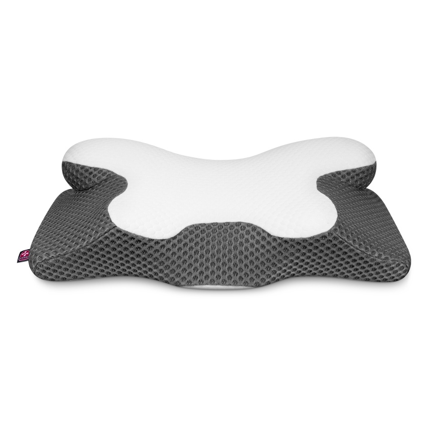 CONNECT IT CFH-6031-WH - Anatomic pillow Lyra white/grey