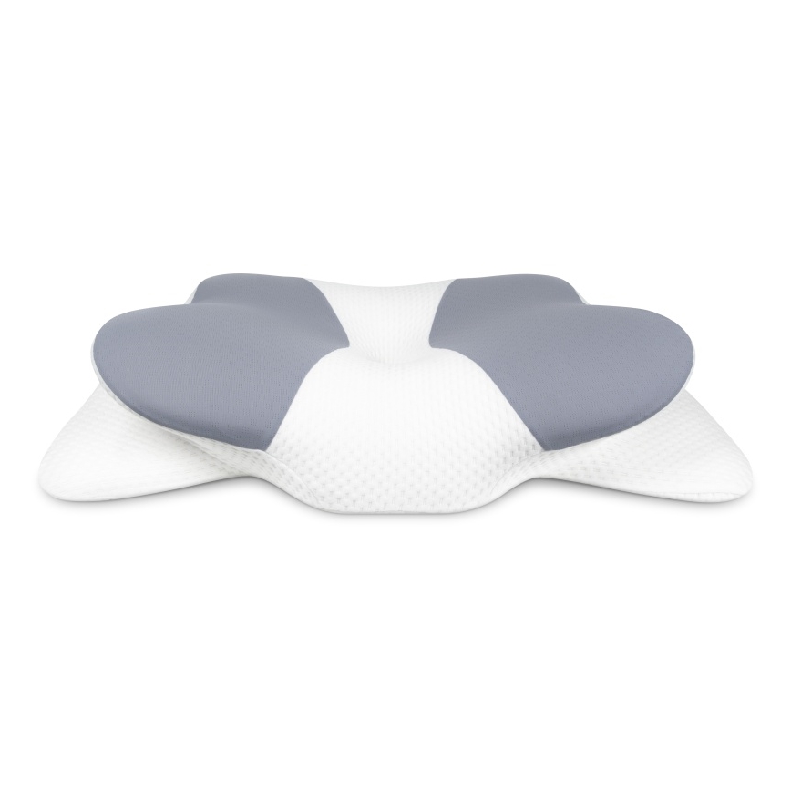 CONNECT IT CFH-6032-WH - Anatomic pillow Gemini white/grey