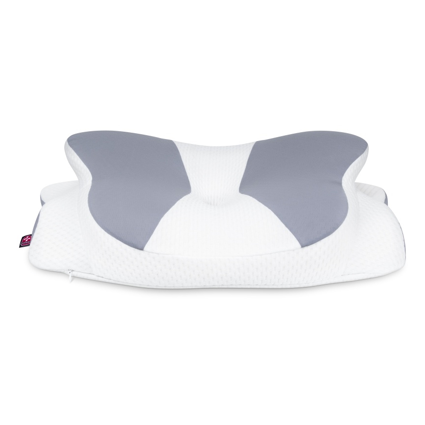 CONNECT IT CFH-6032-WH - Anatomic pillow Gemini white/grey