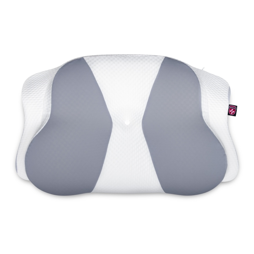 CONNECT IT CFH-6032-WH - Anatomic pillow Gemini white/grey