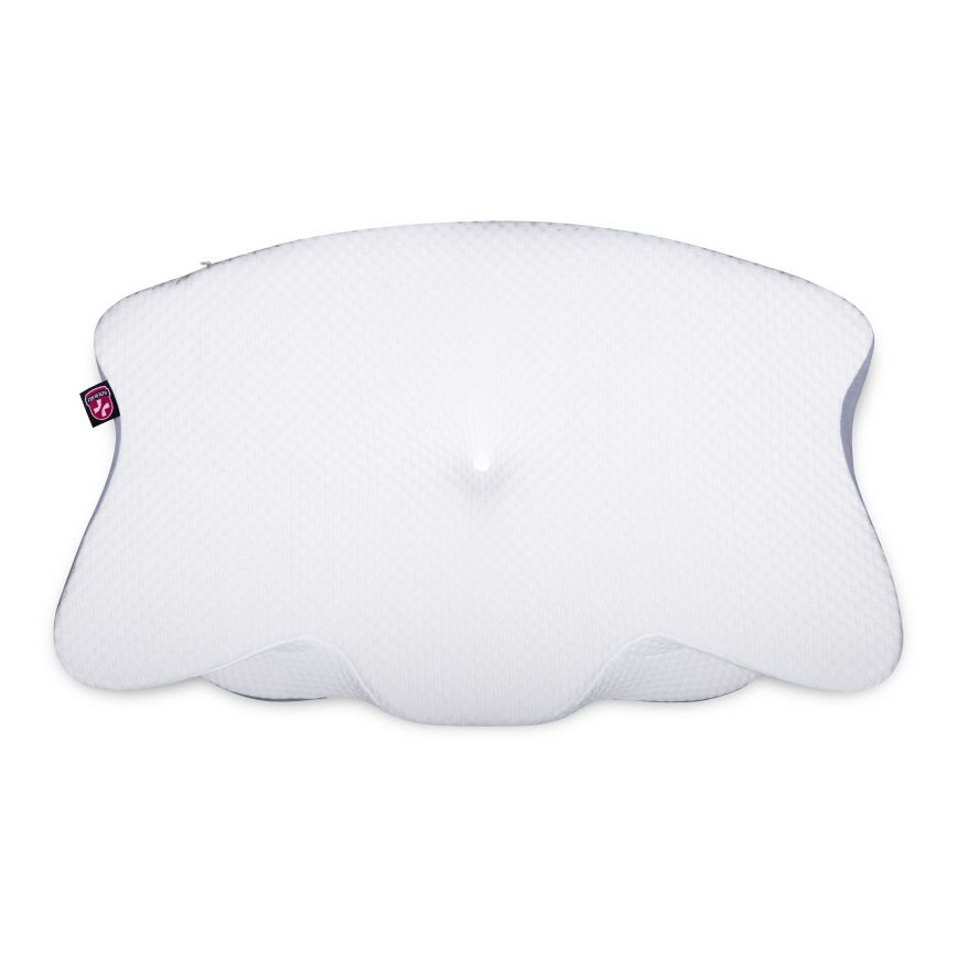 CONNECT IT CFH-6032-WH - Anatomic pillow Gemini white/grey