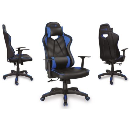 CONNECT IT CGC-0700-BL - Gaming chair LeMans Pro black/blue