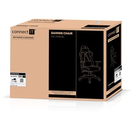 CONNECT IT CGC-0700-BL - Gaming chair LeMans Pro black/blue