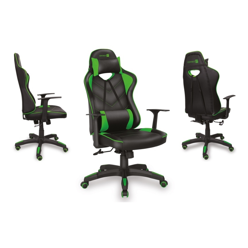 CONNECT IT CGC-0700-GR - Gaming chair LeMans Pro black/green