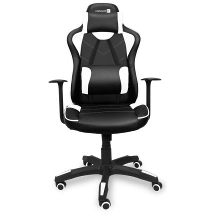 CONNECT IT CGC-0700-WH - Gaming chair LeMans Pro black/white