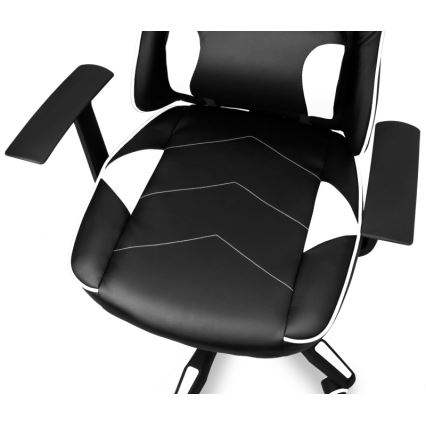 CONNECT IT CGC-0700-WH - Gaming chair LeMans Pro black/white