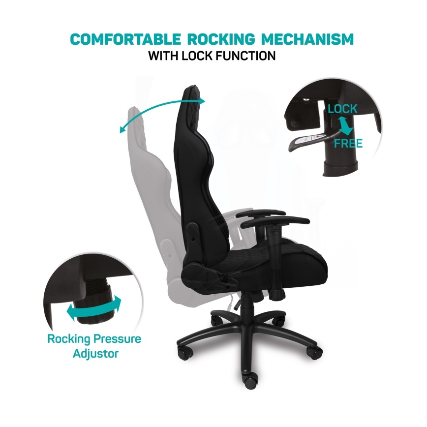 CONNECT IT CGC-1200-BK - Gaming chair Monaco Pro black