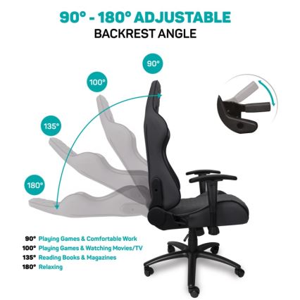CONNECT IT CGC-1200-GY - Gaming chair Monaco Pro grey/black